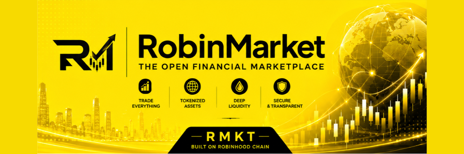 RobinMarket open financial marketplace banner